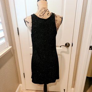 La Belle Sparkle Little Black Tank Dress